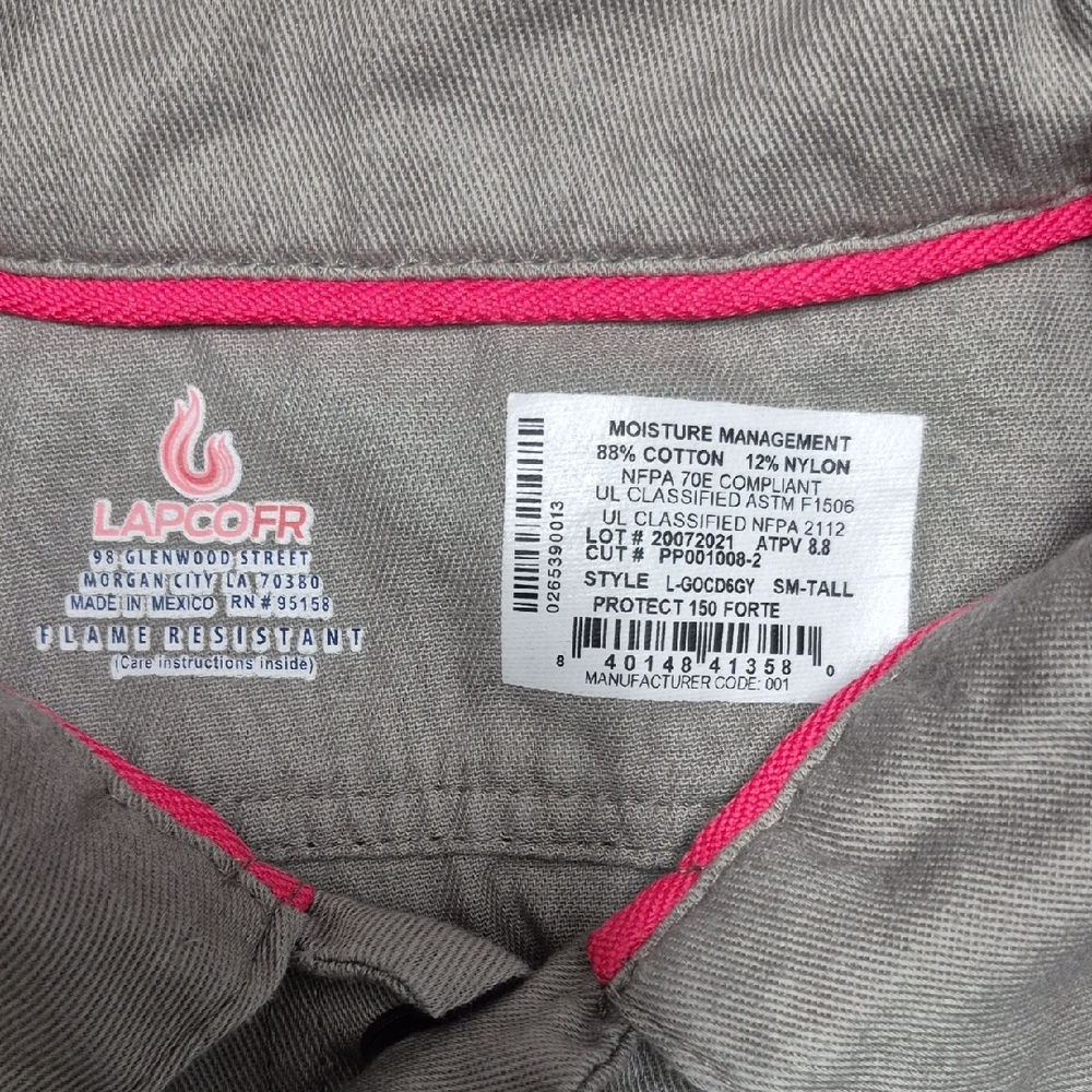 LAPCOFR Women's Flame Resistant Boot Cut Pants - Gray
